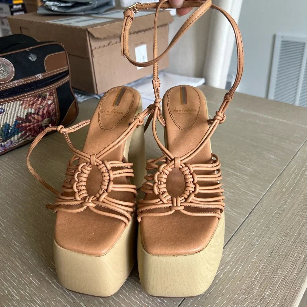 Sam Edelman Chunky strap up heels - Picture 10 of 12